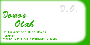 domos olah business card